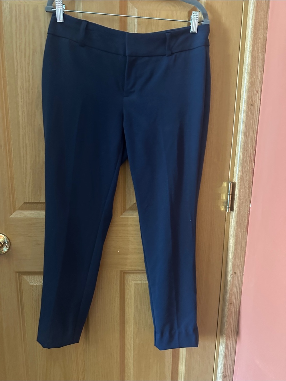 Women's Navy Ankle Dress Pants